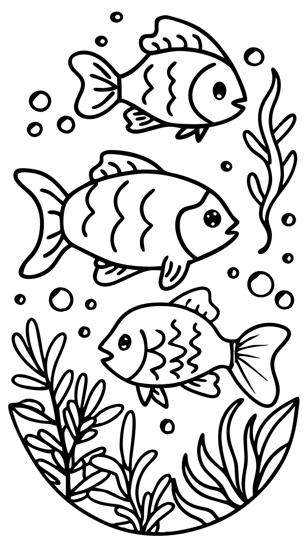 coloring pages fish